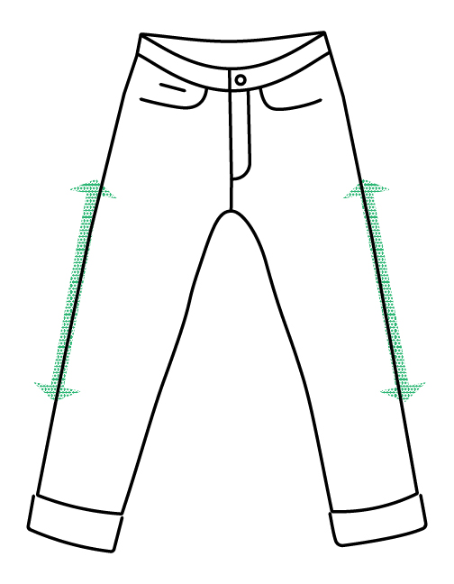 gustin vintage straight fit selvedge jeans fit example
